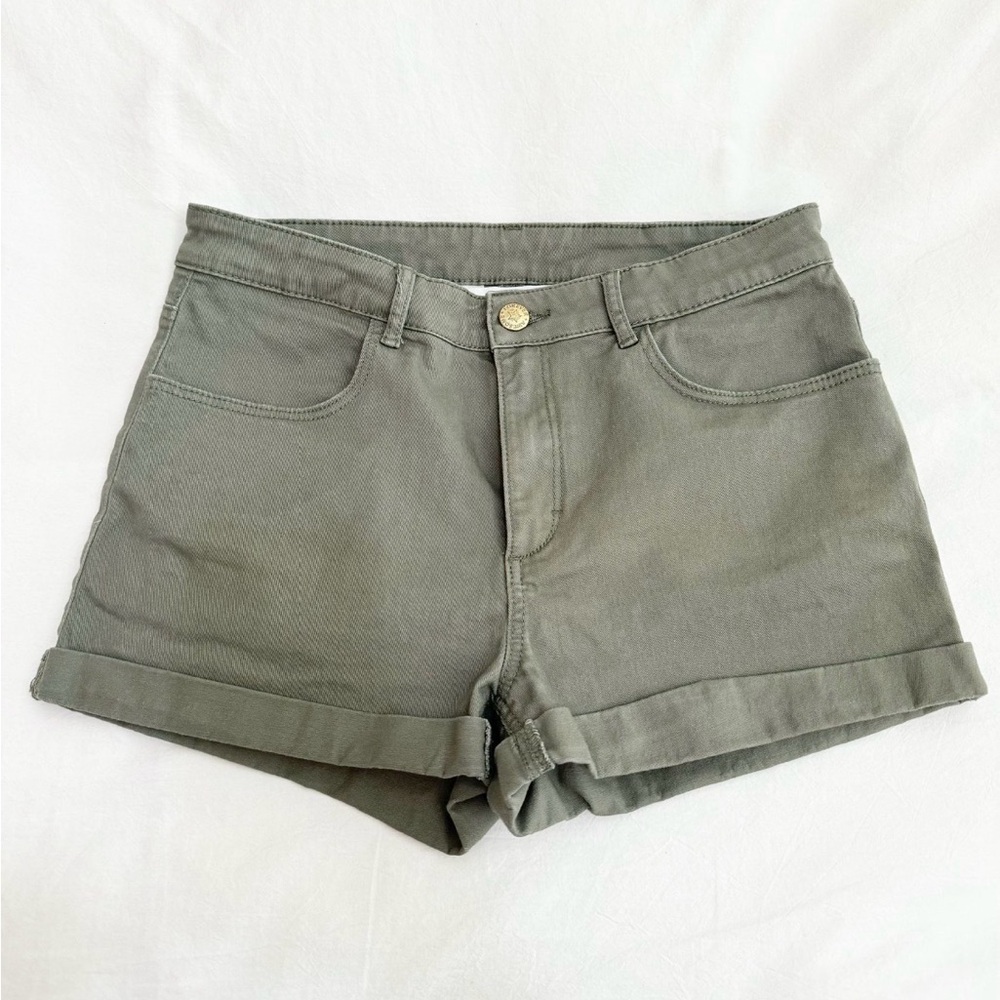 H&M Girls Olive Green Shorts